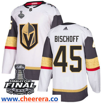 Jake Bischoff Vegas Golden Knights white Away jersey
