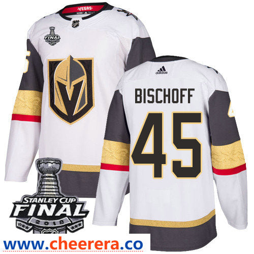 Jake Bischoff Vegas Golden Knights white Away jersey