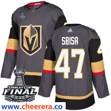 Luca Sbisa Vegas Golden Knights gray Home jersey
