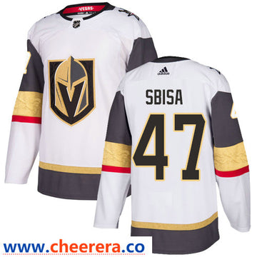 Luca Sbisa Vegas Golden Knights white Away jersey