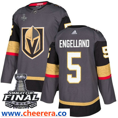 Deryk Engelland Vegas Golden Knights gray Home jersey
