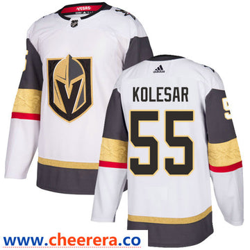 Keegan Kolesar Vegas Golden Knights white Away jersey