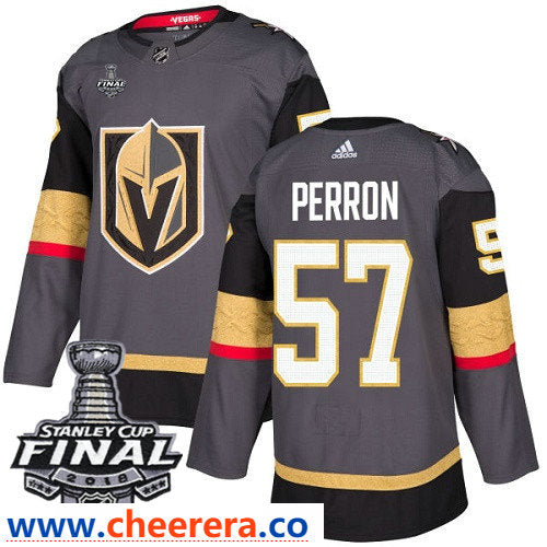 David Perron Vegas Golden Knights gray Home jersey