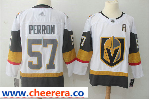 David Perron Vegas Golden Knights white Away jersey