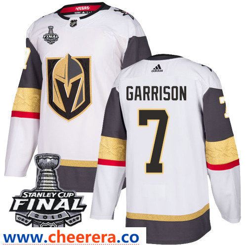 Jason Garrison Vegas Golden Knights white Away jersey