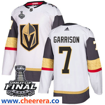 Jason Garrison Vegas Golden Knights white Away jersey