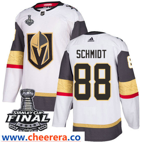 Nate Schmidt Vegas Golden Knights white Away jersey