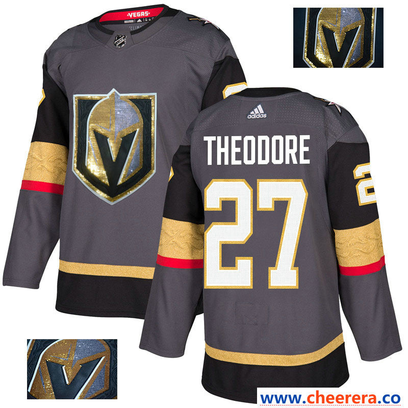Shea Theodore Vegas Golden Knights gray jersey