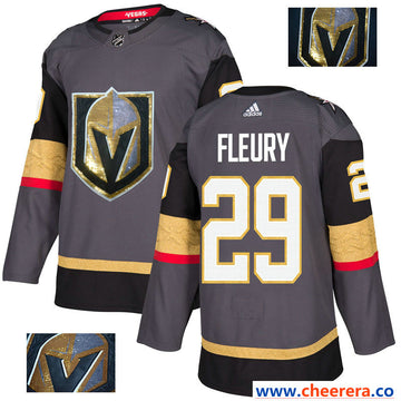 Marc-Andre Fleury Vegas Golden Knights gray jersey
