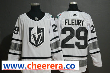 Marc-Andre Fleury Vegas Golden Knights white All-Star jersey