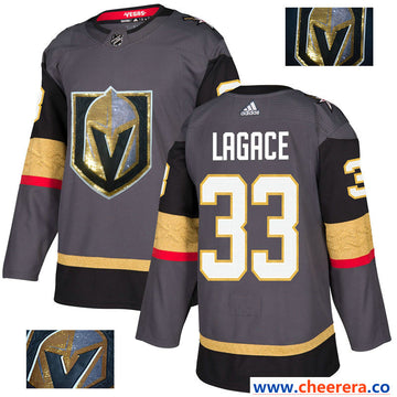 Maxime Lagace Vegas Golden Knights gray jersey