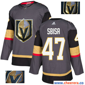 Luca Sbisa Vegas Golden Knights gray jersey