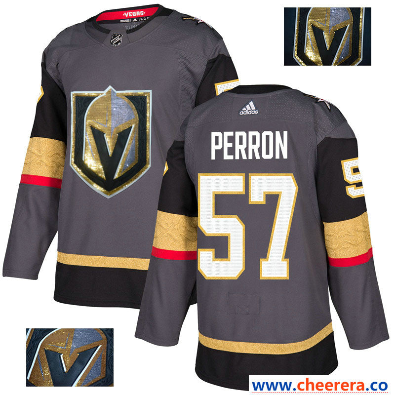 David Perron Vegas Golden Knights gray jersey
