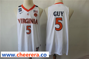 Kyle Guy Virginia Cavaliers white jersey