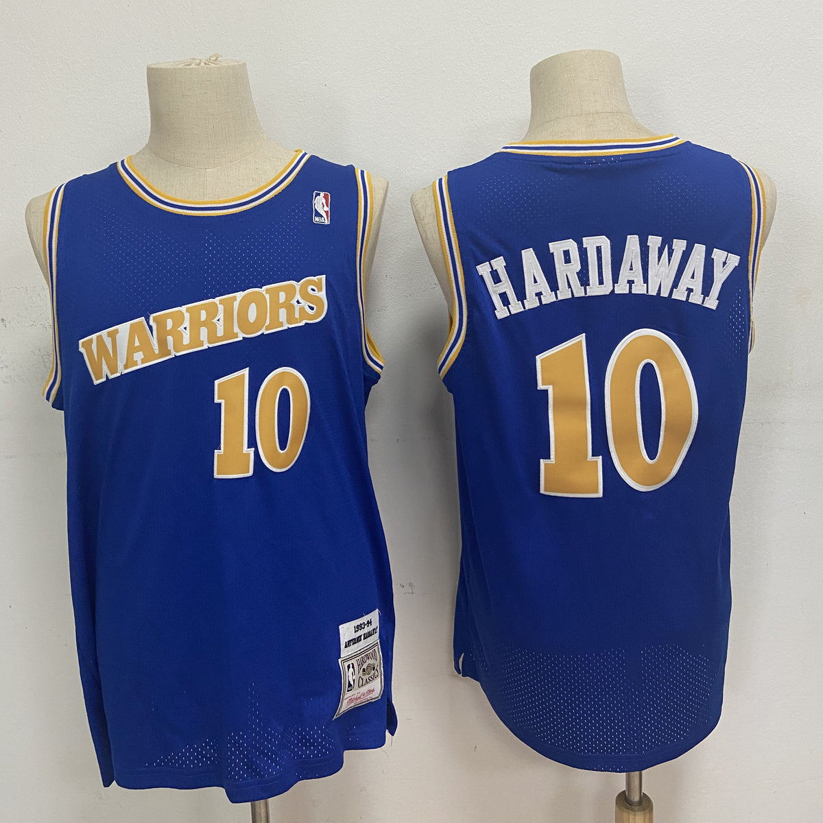 Tim Hardaway Golden State Warriors blue jersey
