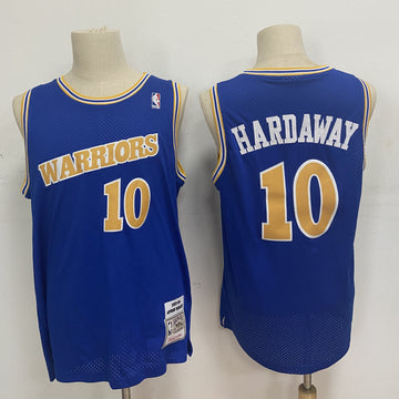 Tim Hardaway Golden State Warriors blue jersey