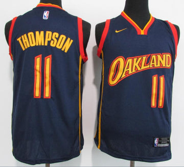 Klay Thompson Golden State Warriors navy jersey
