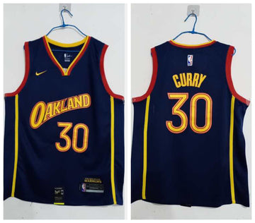 Stephen Curry Golden State Warriors blue jersey