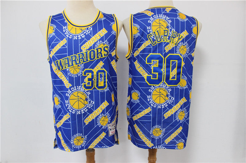 Stephen Curry Golden State Warriors blue jersey