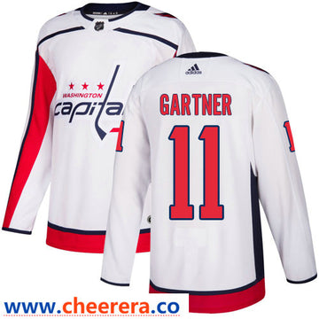 Mike Gartner Washington Capitals white Away jersey