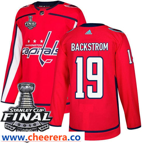 Nicklas Backstrom Washington Capitals red Home jersey