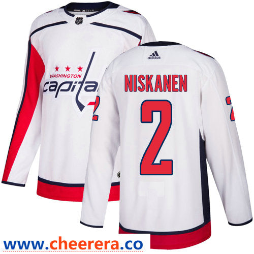 Matt Niskanen Washington Capitals white Away jersey