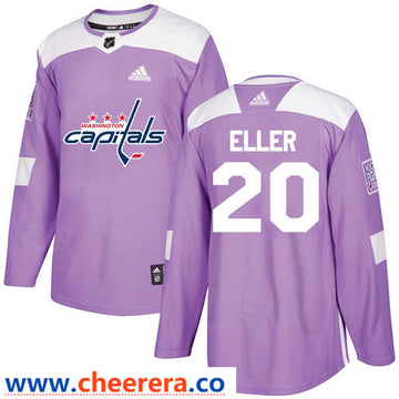 Lars Eller Washington Capitals purple jersey