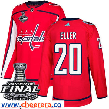 Lars Eller Washington Capitals red Home jersey