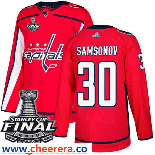 Ilya Samsonov Washington Capitals red Home jersey