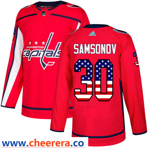 Ilya Samsonov Washington Capitals red Fashion jersey