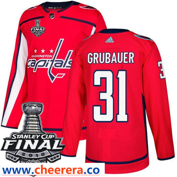 Philipp Grubauer Washington Capitals red Home jersey