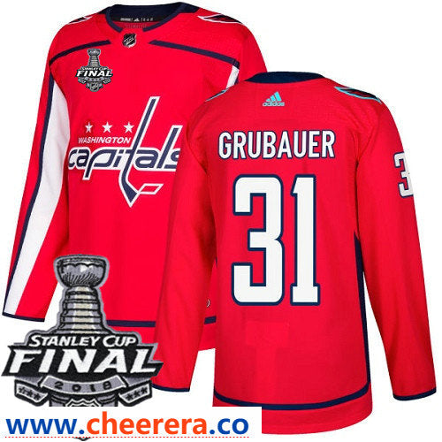 Philipp Grubauer Washington Capitals red Home jersey