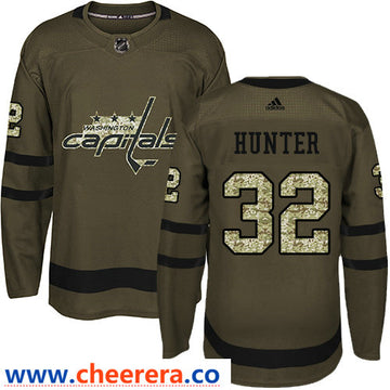 Dale Hunter Washington Capitals green Salute To Service jersey