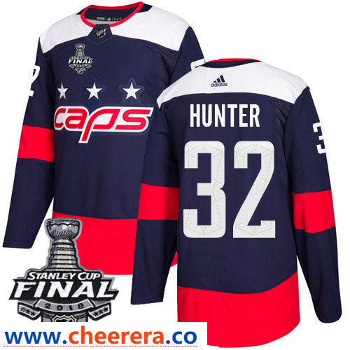 Dale Hunter Washington Capitals navy Stadium Series jersey