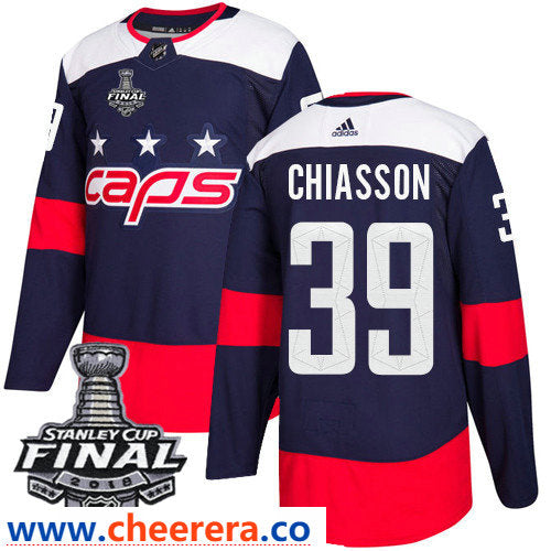 Alex Chiasson Washington Capitals navy Stadium Series jersey