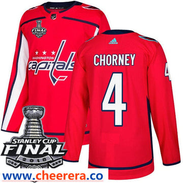 Taylor Chorney Washington Capitals red Home jersey