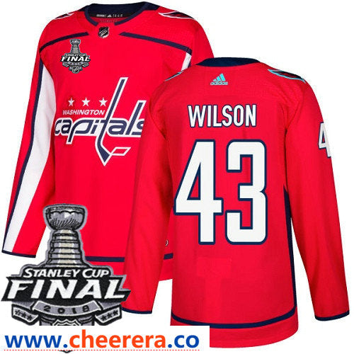 Tom Wilson Washington Capitals red Home jersey