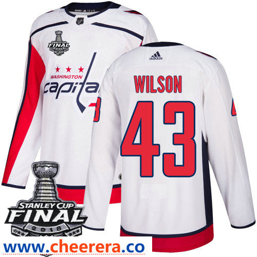 Tom Wilson Washington Capitals white Away jersey
