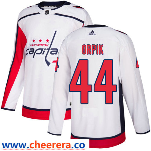 Brooks Orpik Washington Capitals white Away jersey