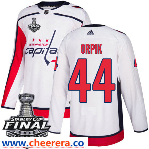 Brooks Orpik Washington Capitals white Away jersey