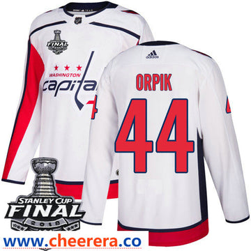 Brooks Orpik Washington Capitals white Away jersey
