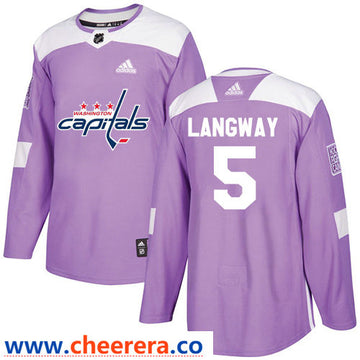 Rod Langway Washington Capitals purple jersey