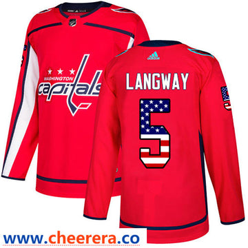 Rod Langway Washington Capitals red Fashion jersey