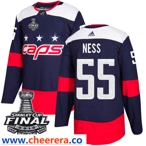 Aaron Ness Washington Capitals navy Stadium Series jersey
