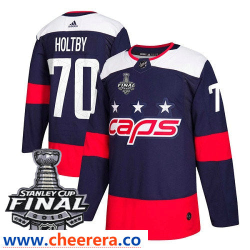 Braden Holtby Washington Capitals navy Stadium Series jersey