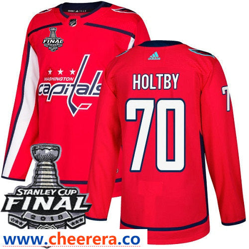 Braden Holtby Washington Capitals red Home jersey