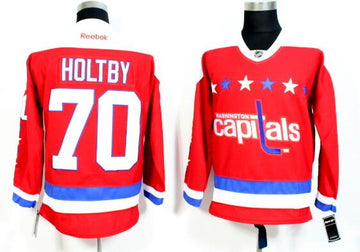 Braden Holtby Washington Capitals red Third jersey
