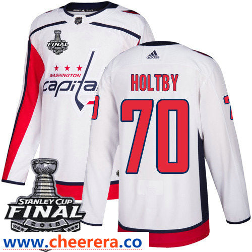Braden Holtby Washington Capitals white Away jersey