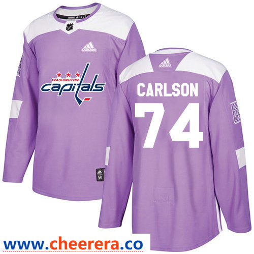 John Carlson Washington Capitals purple jersey