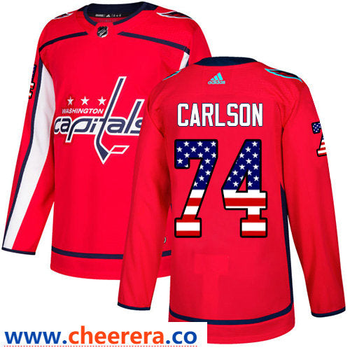 John Carlson Washington Capitals red Fashion jersey